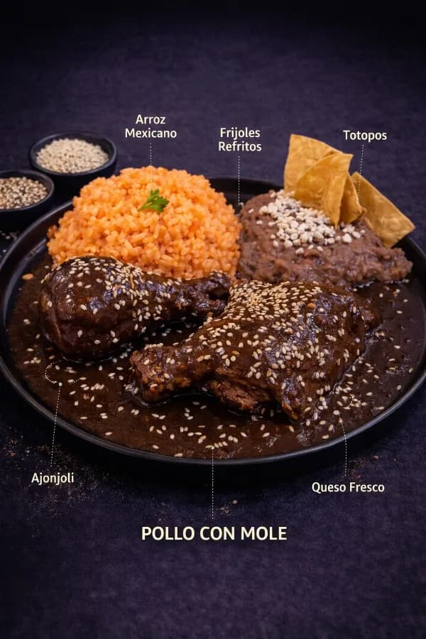 Mole Poblano con Pollo