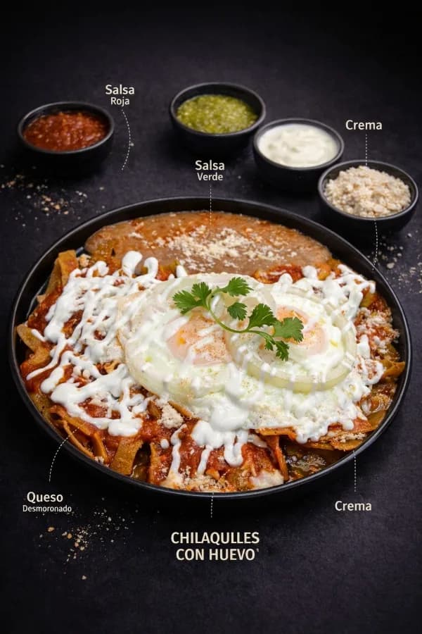 Chilaquiles con Huevo